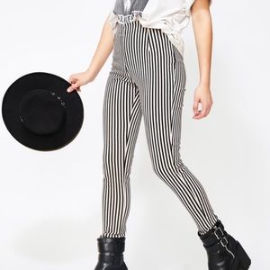 Motel pinstripe jolim trousers size medium